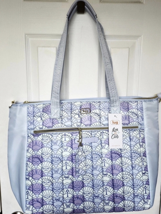 lug Handbags - Lug Wicked x Lug Paddle Carry-All Tote Blue & Purple